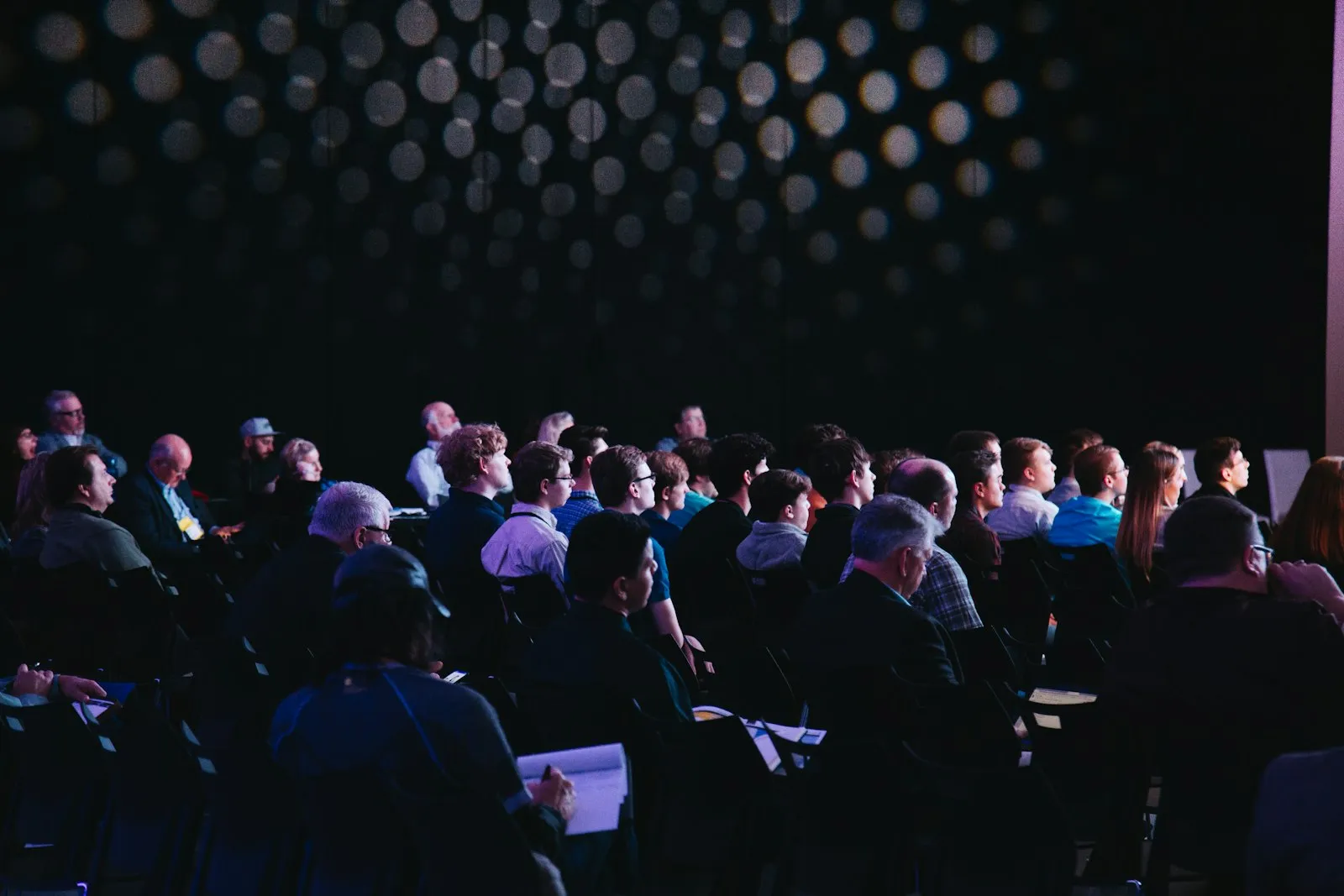 Team presenting at a security conference
