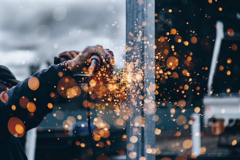 Engineer working with tools