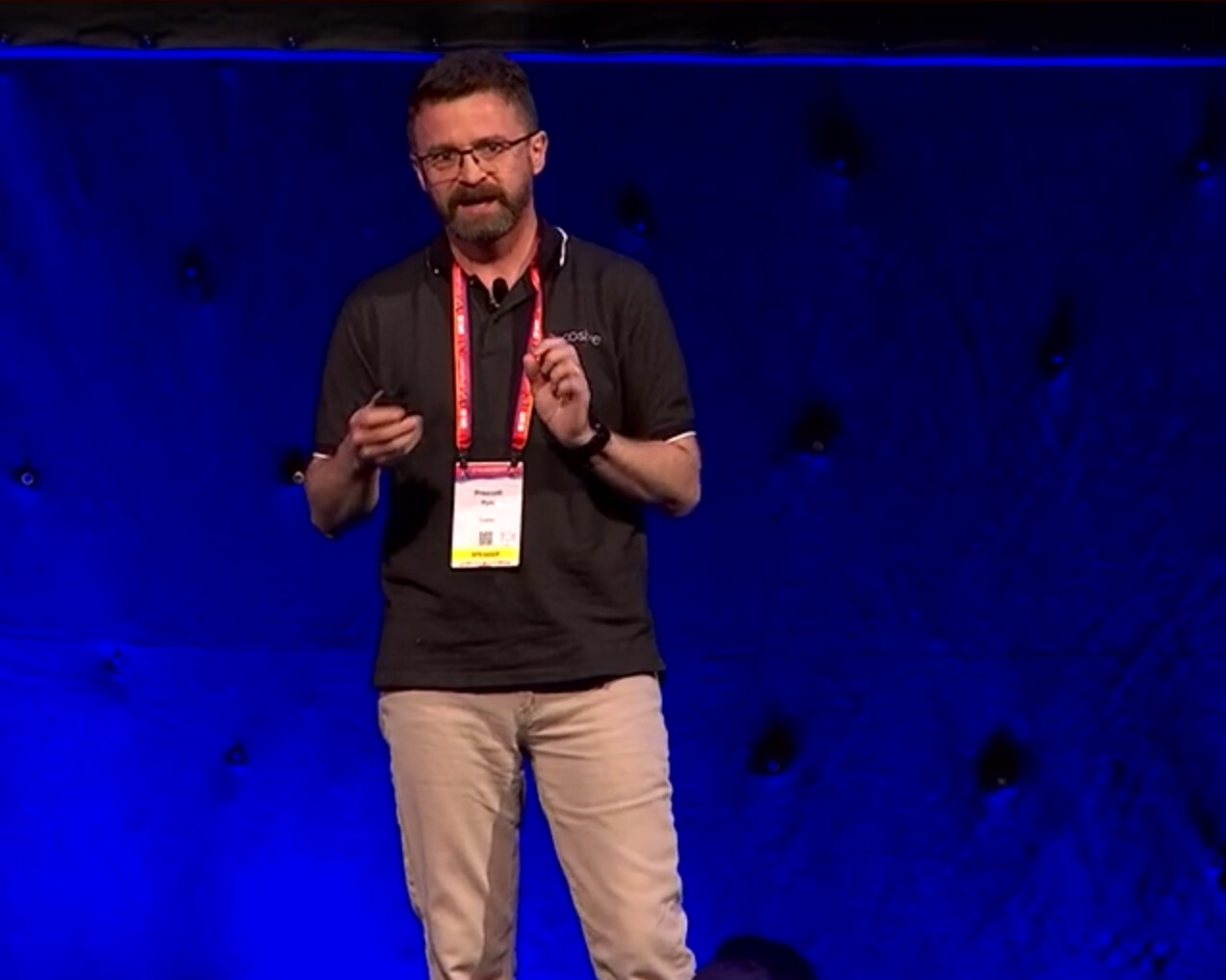 Prescott Pym presenting at AUSCERT